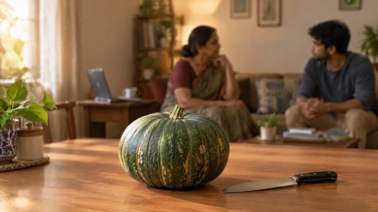 Why is kaddu cut by men only?